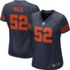 Women's Nike Khalil Mack Navy Chicago Bears Throwback Game Jersey