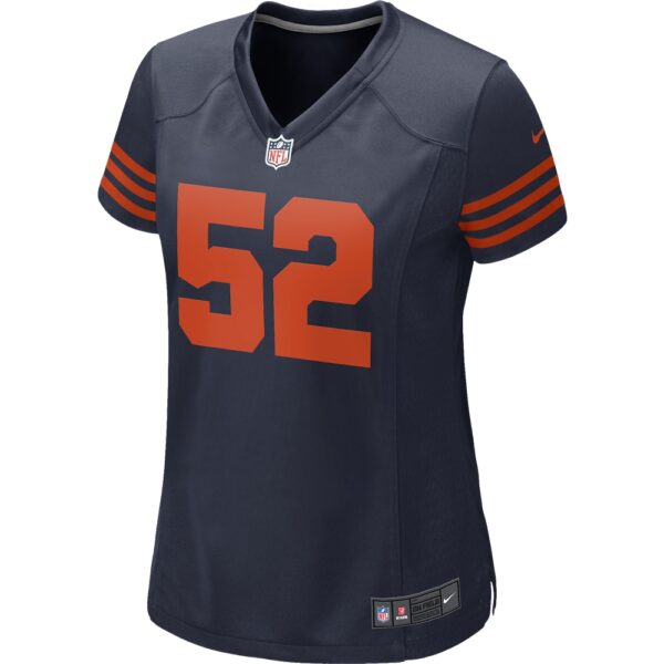 Women's Nike Khalil Mack Navy Chicago Bears Throwback Game Jersey