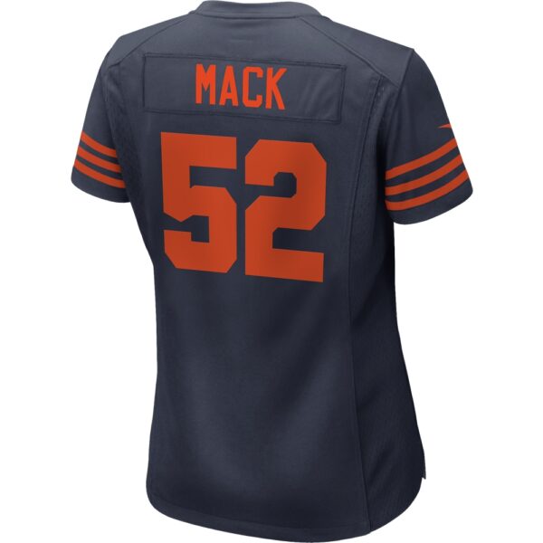 Women's Nike Khalil Mack Navy Chicago Bears Throwback Game Jersey