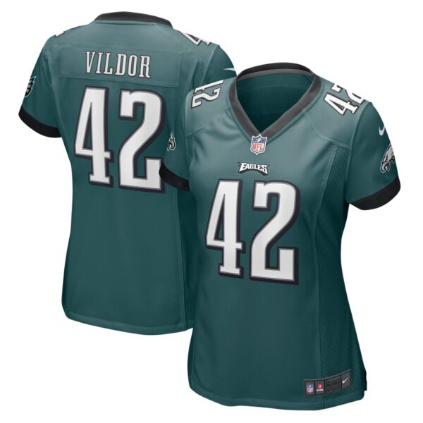 Kindle Vildor Philadelphia Eagles Nike Women's Game Jersey - Midnight Green