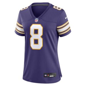 Women's Minnesota Vikings Kirk Cousins Nike Purple Classic Player Game Jersey