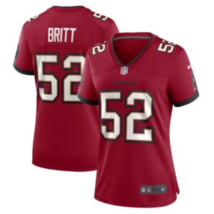 Women's Tampa Bay Buccaneers K.J. Britt Nike Red Game Jersey