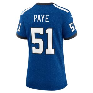 Kwity Paye Indianapolis Colts Nike Women's Indiana Nights Alternate Game Jersey - Royal