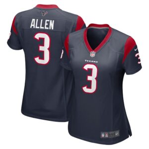 Women's Houston Texans Kyle Allen Nike Navy Game Jersey