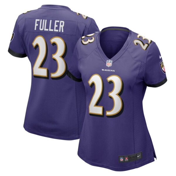 Women's Baltimore Ravens Kyle Fuller Nike Purple Game Player Jersey