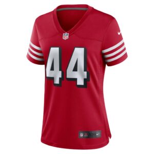 Women's San Francisco 49ers Kyle Juszczyk Nike Scarlet Alternate Game Jersey