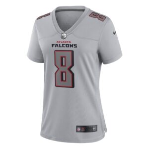 Women's Atlanta Falcons Kyle Pitts Nike Gray Atmosphere Fashion Game Jersey