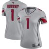 Women's Arizona Cardinals Kyler Murray Nike Gray Inverted Legend Jersey