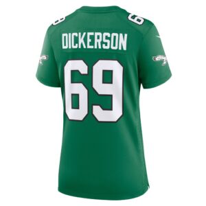 Landon Dickerson Philadelphia Eagles Nike Women's Alternate Game Jersey - Kelly Green