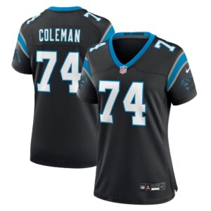 Women's Carolina Panthers Larnel Coleman Nike Black Team Game Jersey