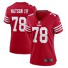 Women's San Francisco 49ers Leroy Watson Nike Scarlet Team Game Jersey