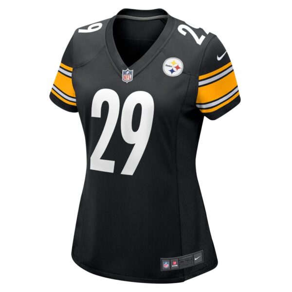 Women's Pittsburgh Steelers Levi Wallace Nike Black Game Player Jersey