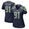 Women's Seattle Seahawks L.J. Collier Nike College Navy Game Jersey