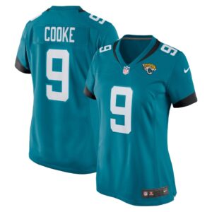 Women's Jacksonville Jaguars Logan Cooke Nike Teal Nike Game Jersey