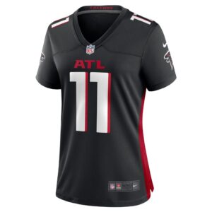 Logan Woodside Atlanta Falcons Nike Women's Team Game Jersey - Black