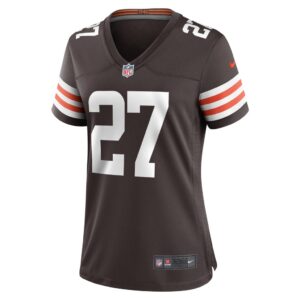 Lorenzo Burns Cleveland Browns Nike Women's Team Game Jersey - Brown