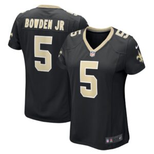 Lynn Bowden Jr. New Orleans Saints Nike Women's Team Game Jersey - Black