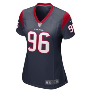 Women's Houston Texans Maliek Collins Nike Navy Game Player Jersey