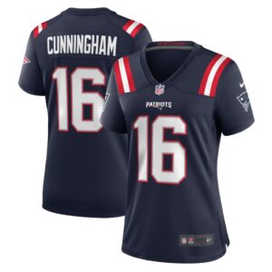 Malik Cunningham New England Patriots Nike Women's Team Game Jersey - Navy