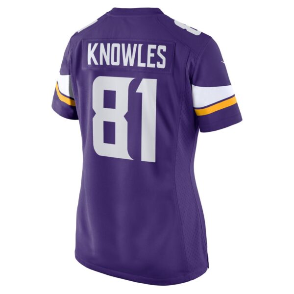 Malik Knowles Minnesota Vikings Nike Women's Team Game Jersey - Purple