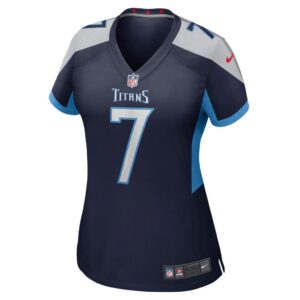 Women's Tennessee Titans Malik Willis Nike Navy Player Game Jersey