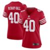 Women's San Francisco 49ers Marcelino McCrary-Ball Nike Scarlet Game Player Jersey