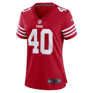 Women's San Francisco 49ers Marcelino McCrary-Ball Nike Scarlet Game Player Jersey