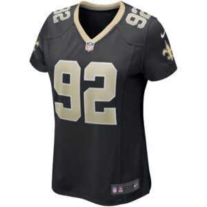 Women's Nike Marcus Davenport Black New Orleans Saints Game Jersey