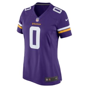 Women's Minnesota Vikings Marcus Davenport Nike Purple Team Game Jersey