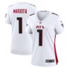 Women's Atlanta Falcons Marcus Mariota Nike White Game Player Jersey