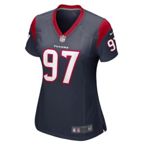 Women's Houston Texans Mario Addison Nike Navy Player Game Jersey