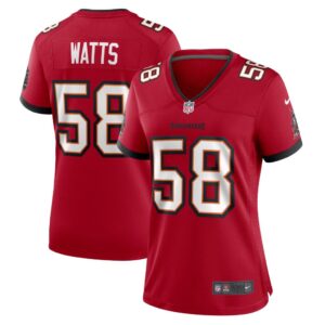 Markees Watts Tampa Bay Buccaneers Nike Women's Game Jersey - Red