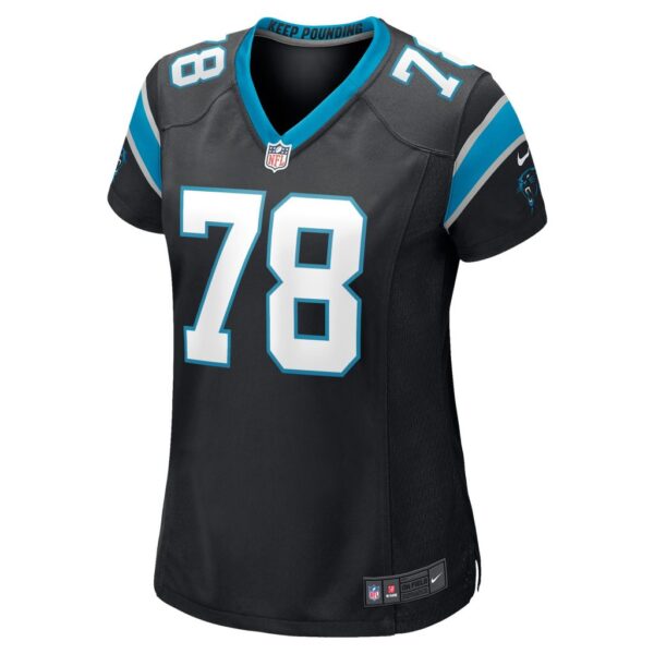 Women's Carolina Panthers Marquan McCall Nike Black Game Player Jersey