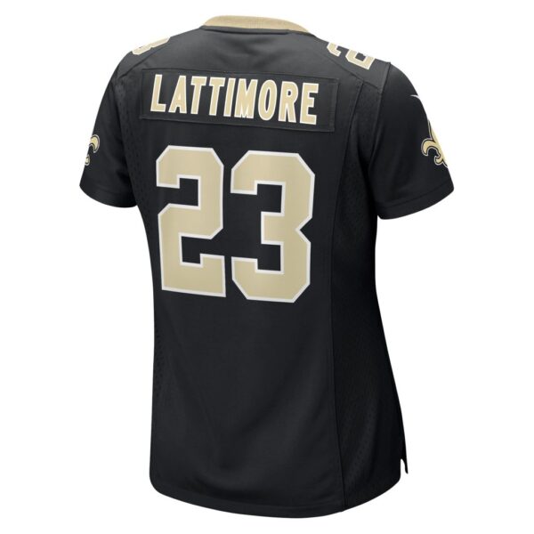 Marshon Lattimore New Orleans Saints Nike Women's Team Game Jersey - Black