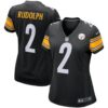 Women's Nike Mason Rudolph Black Pittsburgh Steelers Game Player Jersey