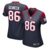 Women's Houston Texans Mason Schreck Nike Navy Game Player Jersey