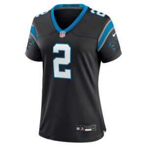 Women's Carolina Panthers Matt Corral Nike Black Team Game Jersey