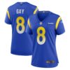 Women's Los Angeles Rams Matt Gay Nike Royal Game Jersey