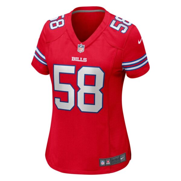 Women's Buffalo Bills Matt Milano Nike Red Alternate Game Jersey