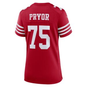 Women's San Francisco 49ers Matt Pryor Nike Scarlet Game Jersey