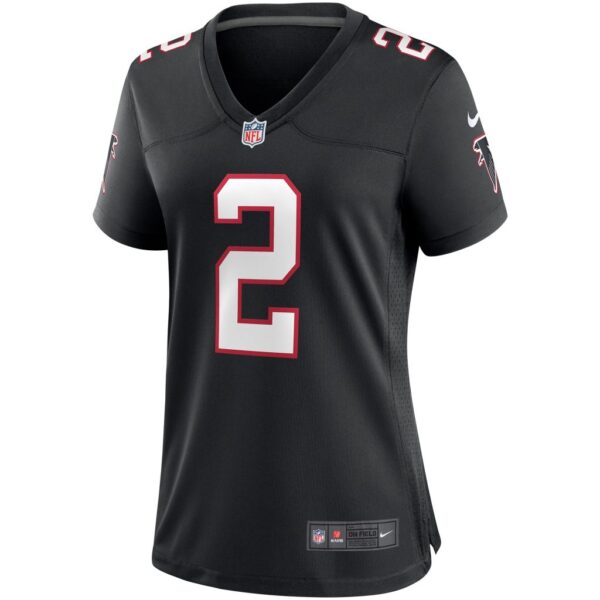 Women's Nike Matt Ryan Black Atlanta Falcons Throwback Game Jersey