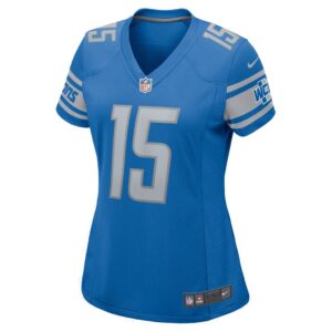 Women's Detroit Lions Maurice Alexander Nike Blue Player Game Jersey