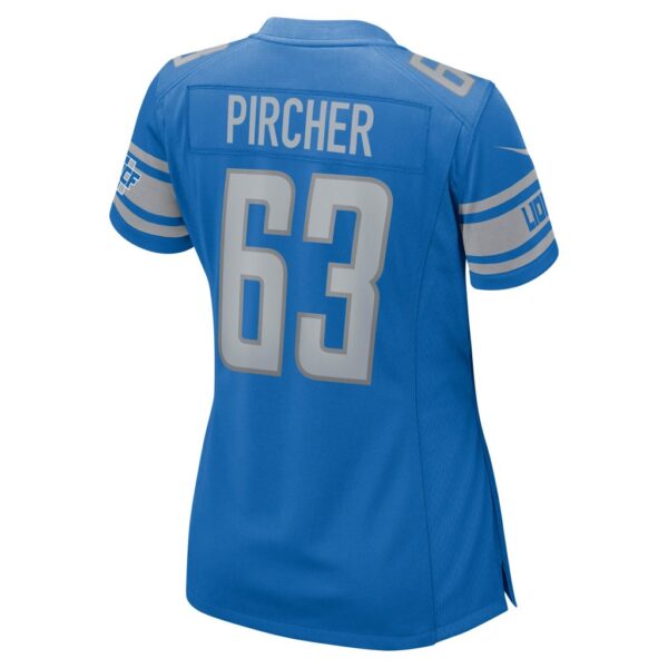 Women's Detroit Lions Max Pircher Nike Blue Team Game Jersey