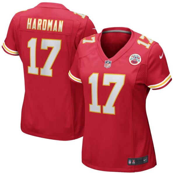 Women's Nike Mecole Hardman Red Kansas City Chiefs Game Jersey