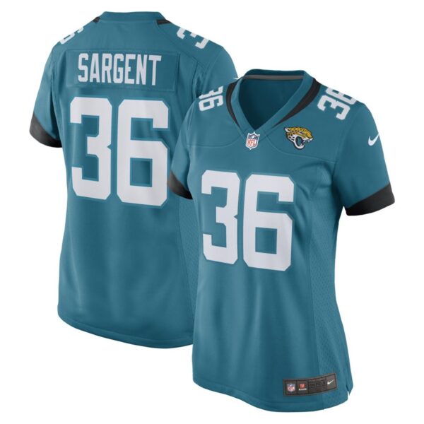 Women's Jacksonville Jaguars Mekhi Sargent Nike Teal Game Player Jersey