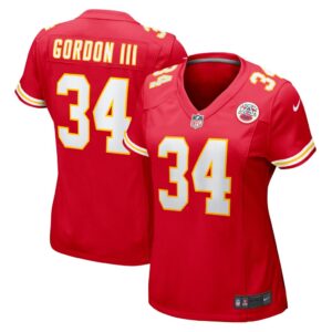 Women's Kansas City Chiefs Melvin Gordon III Nike Red Home Game Player Jersey