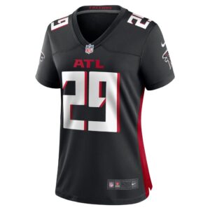 Micah Abernathy Atlanta Falcons Nike Women's Team Game Jersey - Black