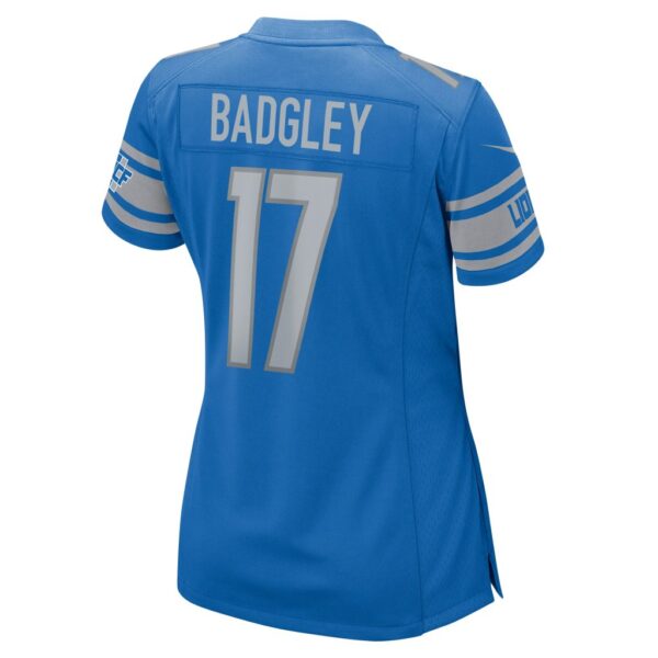 Women's Detroit Lions Michael Badgley Nike Blue Home Game Player Jersey