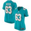 Women's Miami Dolphins Michael Deiter Nike Aqua Game Jersey