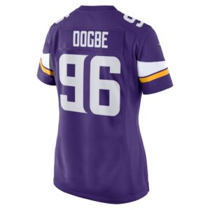 Michael Dogbe Minnesota Vikings Nike Women's Team Game Jersey - Purple